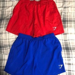 Gymshark Shorts 2 pairs size M 6’ inseam
